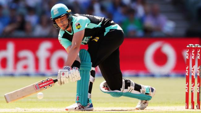 Matt Renshaw batting against the Strikers in BBL09. Picture: Matt King/Getty Images