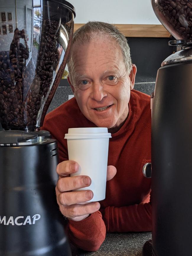 New Cortillé owner Chris Batty in his Lyttleton Terrace cafe, Bendigo. Picture: Zizi Averill,