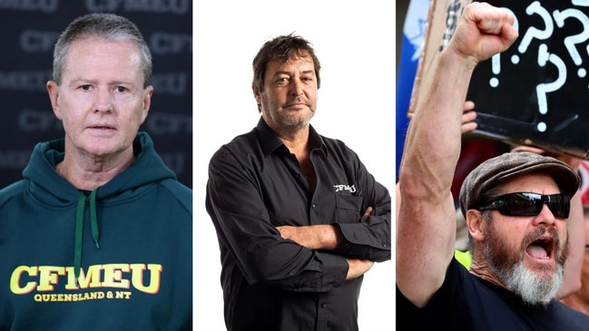 CFMEU heavyweights facing the chop if the union goes into administration