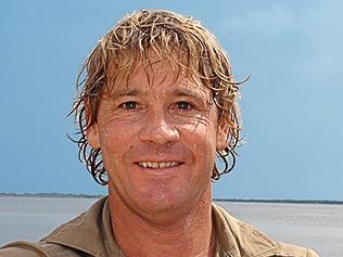 Steve Irwin and croc