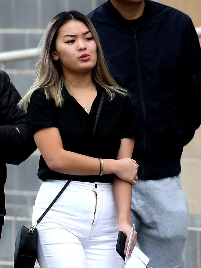 Yen Nhi Tina Pham pictured outside Burwood Local Court.