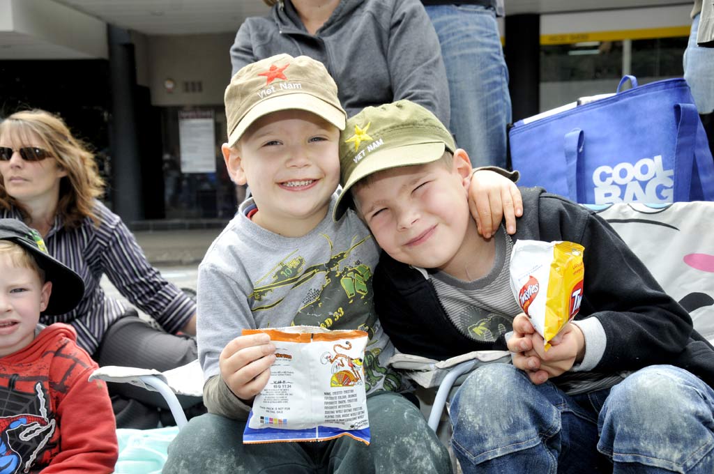 Quinn and Oliver Farmer. Picture: Dave Noonan and Nev Madsen