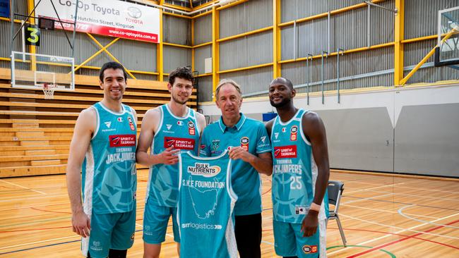 The Tasmania JackJumpers will go Teal against the Cairns Taipans on February 8. Photo: Tasmania JackJumpers.