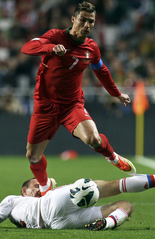 Cristiano Ronaldo is the perfect combination of size and skill.