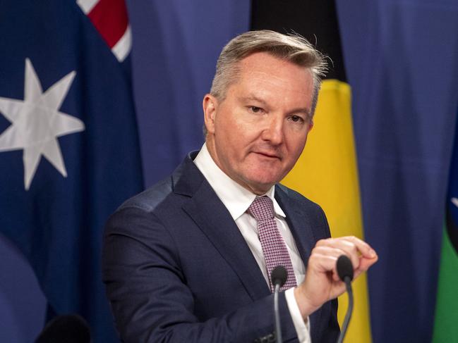 Federal Energy Minister Chris Bowen. Picture: NewsWire / Jeremy Piper