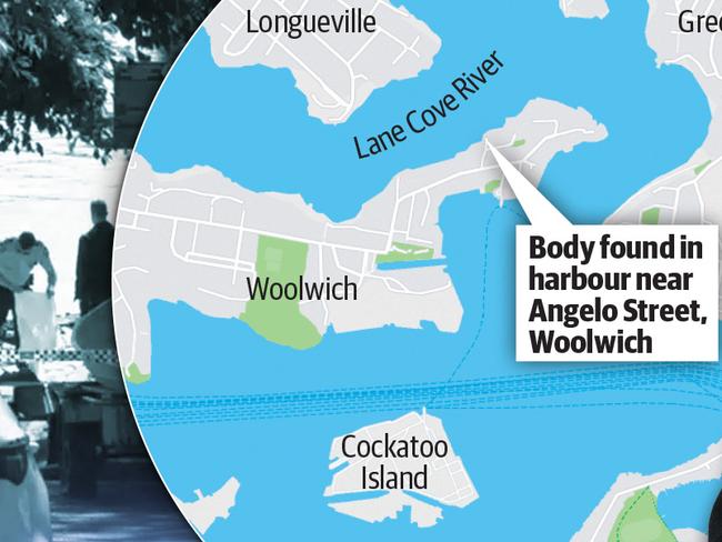 Ms Haddad’s body was found floating in the Lane Cove River close to where it enters Sydney Harbour.