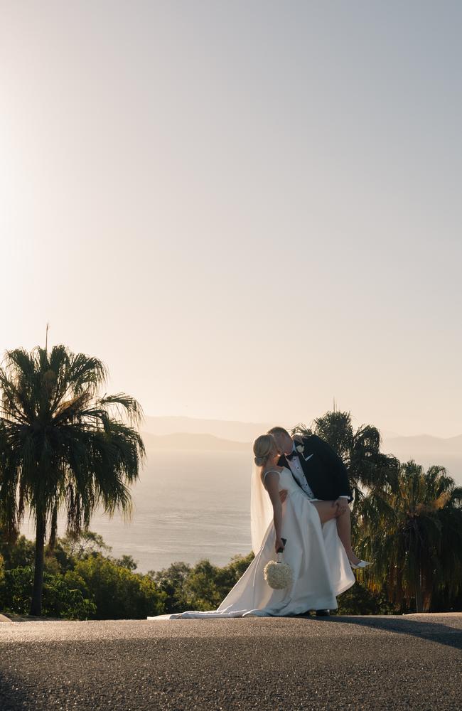 The wedding of Chloe Maxwell and Jack McNeil. Pictures: Hamilton Island Photography