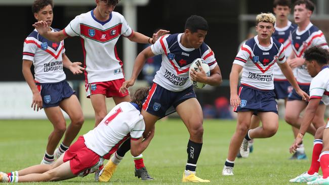 The Central Coast Roosters vs Monaro Colts in round one of the Andrew Johns Cup. Picture: Sue Graham