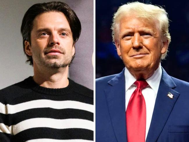 Donald Trump and Sebastian Stan