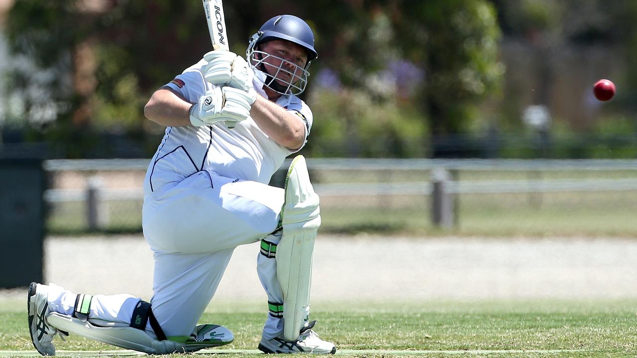 GDCA - Lindon Dowsett in action for Diggers Rest Bulla. Picture: Hamish Blair