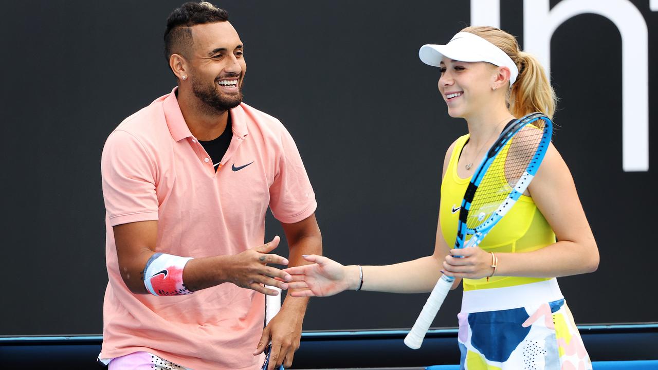 Nick Nick Kyrgios and Amanda Anisimova were supposed to be the next big things. Picture: Mark Stewart