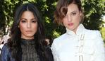 Jessica Gomes and Montana Cox pictured arriving on the red carpet at the 2015 ARIA Awards held at The Star in Pyrmont , Sydney. Picture: Richard Dobson