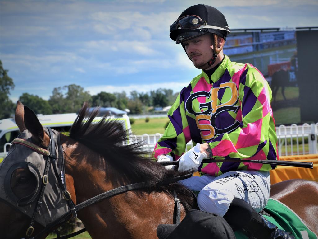 Jockey Anthony Allen at Clarence River Jockey Club in Grafton on Tuesday, 2nd February, 2021. Photo Bill North / The Daily Examiner