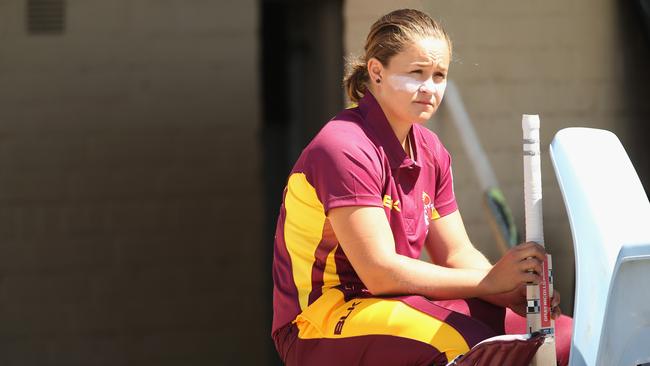 Barty waits to bat for the Fire in 2015. Picture: Getty Images