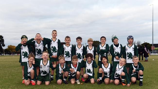 Bell Park Jarvis under-9 football team pull their funniest faces.