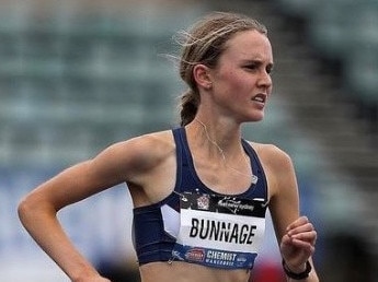 Stanford University commit Amy Bunnage left nothing to chance during the trials and dominated her way to a first place finish for her First Australian singlet