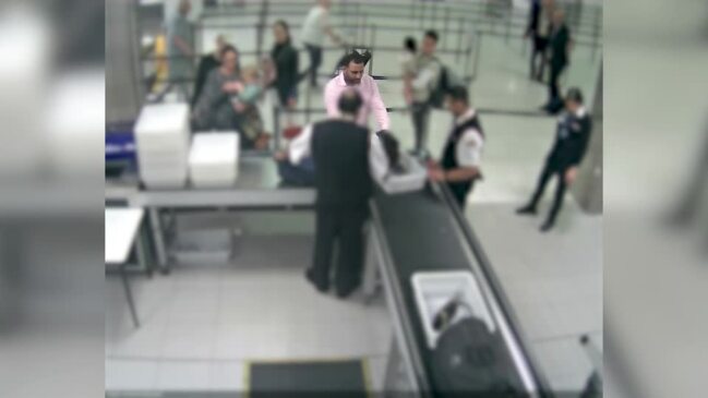 Rajwinder Singh in airport CCTV vision