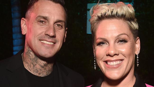 Pink and partner Carey Hart have considered moving to Australia. Picture: Alberto E. Rodriguez/Getty Images