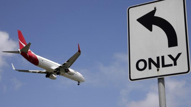 Changes ahead ... Qantas will become a tenant of Sydney Airport, in a move that could raise fares. Picture: AP Photo/Rick Rycroft