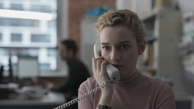 Julia Garner in a scene from The Assistant.