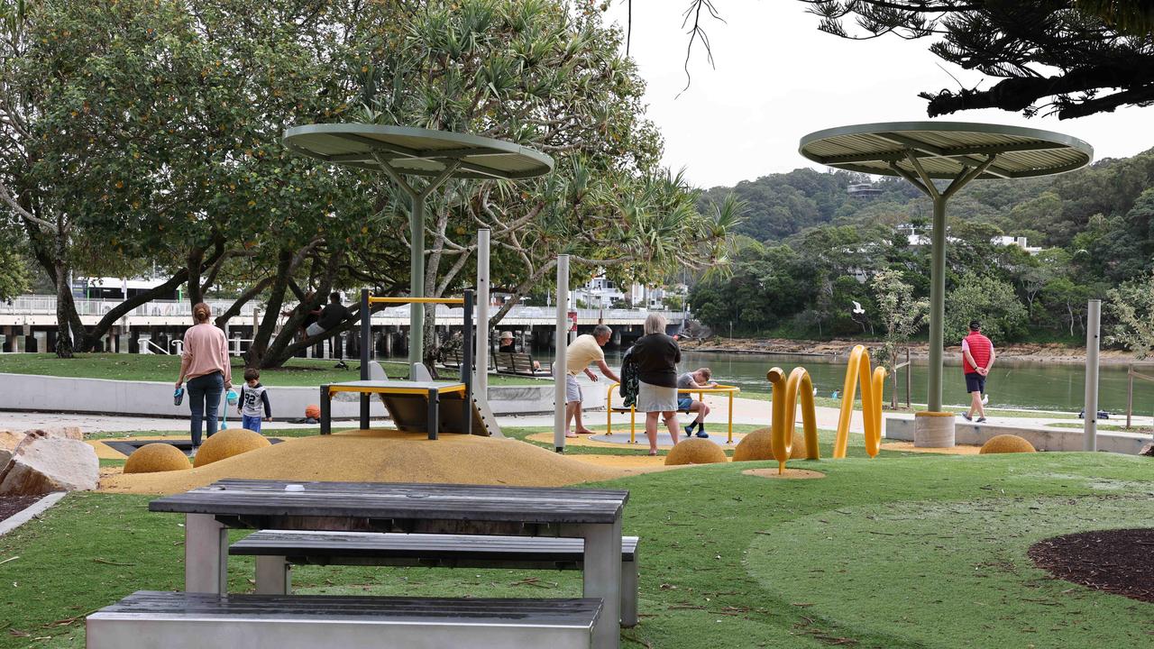 The Tallebudgera boardwalk will be opening by the end of August. Some of the works already completed. Picture Glenn Hampson