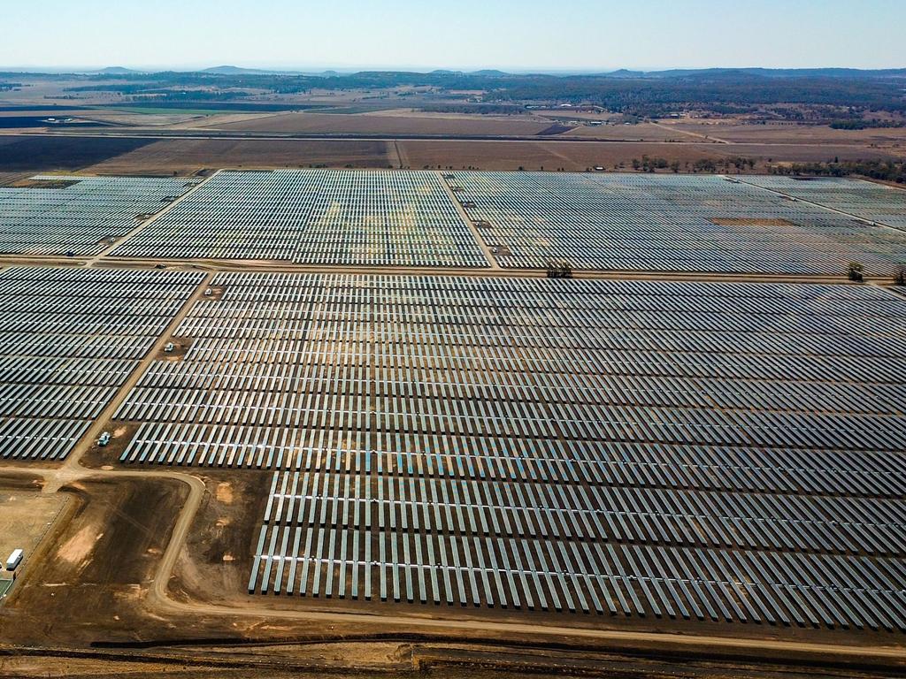 The Yarranlea Solar Farm, about 50km from Toowoomba. Picture: Supplied