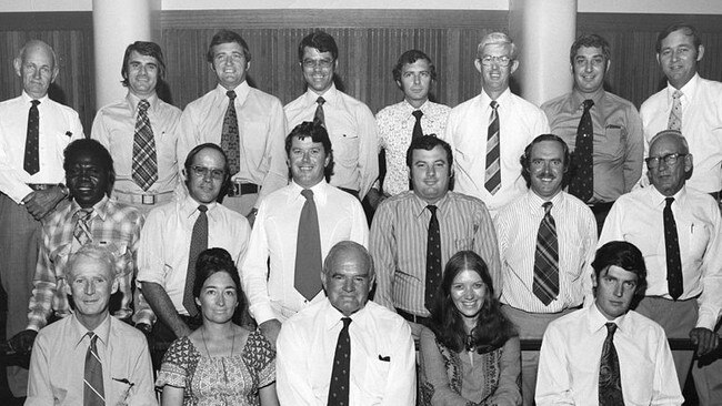 The 19 members of the first Legislative Assembly of the NT. Picture: NT Library