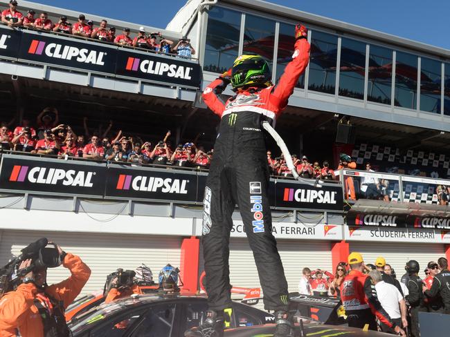 V8 Supercar champion James Courtney and wife Carys announce they