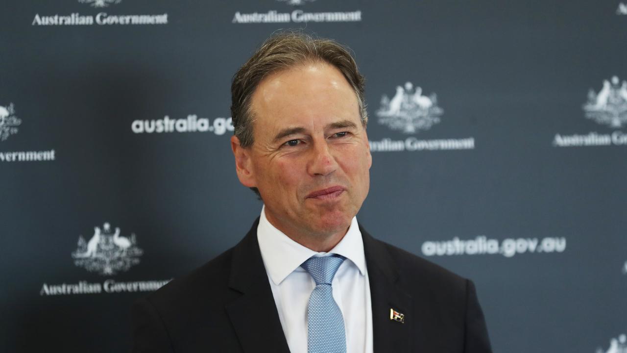 Labor has accused Health Minister Greg Hunt of suggesting a majority of seniors who died with Covid ‘were going to die anyway’. Picture: David Crosling/NCA NewsWire