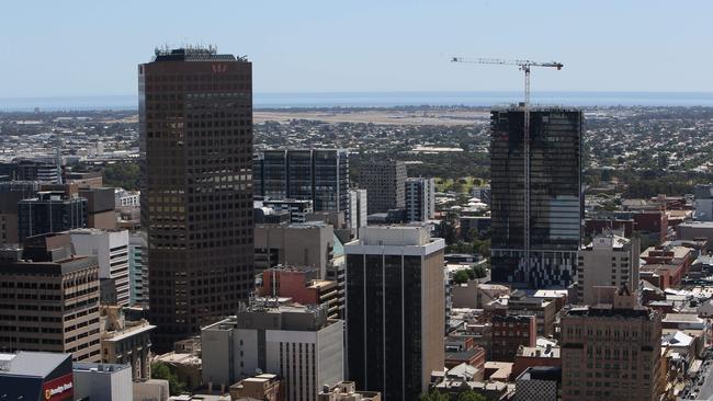 The 132m Westpac Tower, opened originally as the State Bank building in 1988, was Adelaide’s tallest building until 2019.