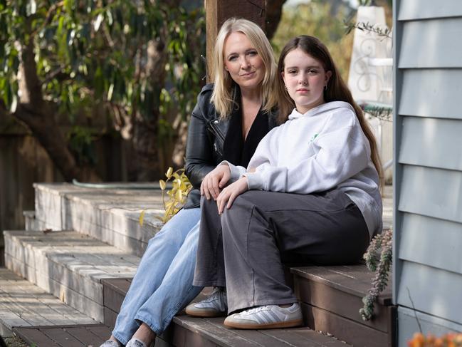 15-08-2024 Alex Hamilton and her daughter Shiloh Waddell who recently had whooping cough Picture: Brad Fleet