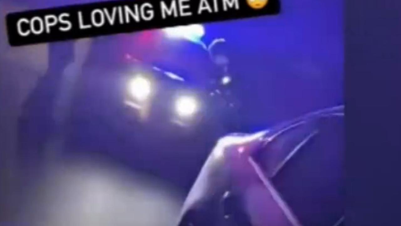 Hapless hoon nabbed after doing burnouts in front of cops
