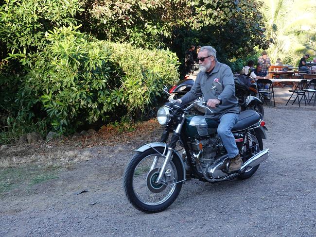 British Motorcycle Owners Association member Bob Kotmel with his motorbike. Picture: Contributed