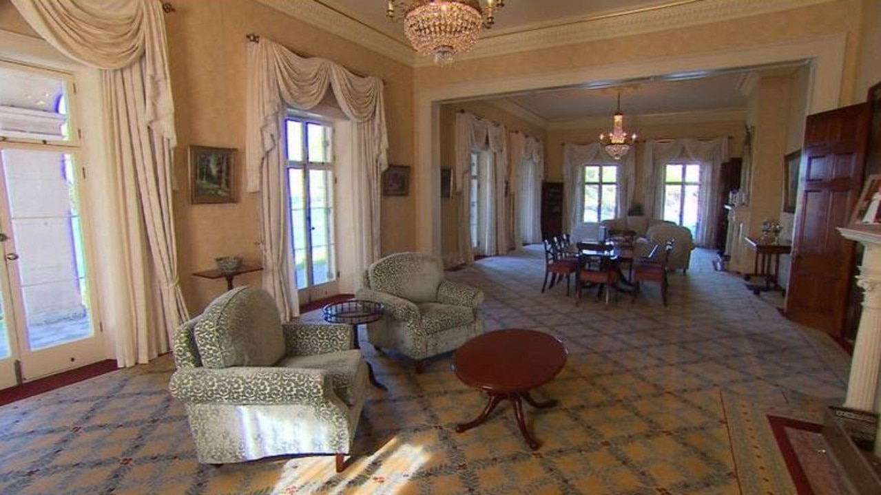 The home dates back around 180 years. Picture: Channel 9