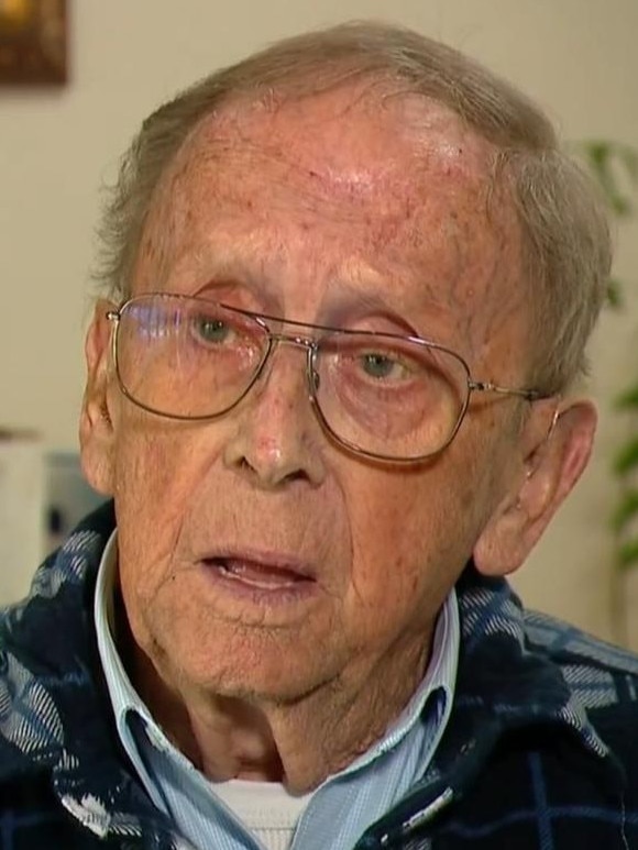 Elderly victim, Victor Watson speaks out after he was allegedly attacked at Modbury Hospital by Ridgehaven man Kym Bicknell. Picture: 9News