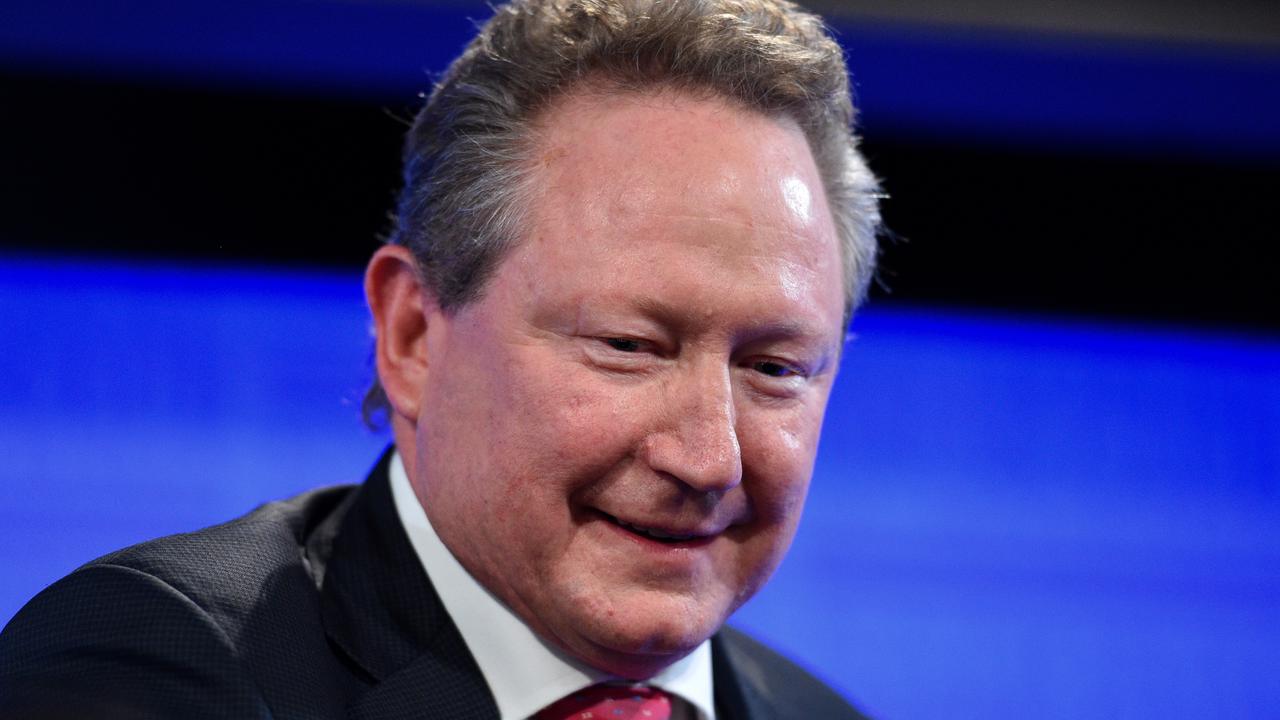 Fortescue’s share price tumble wiped billions off the value of the Andrew 'Twiggy' Forrest-chaired miner. Picture: Mick Tsikas/AAP