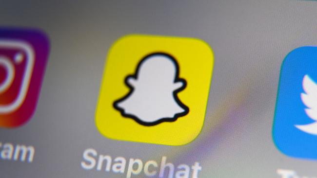 A Melbourne mother offered to pimp her daughter to a pedophile and used Snapchat to transmit child abuse material: Picture: Generic Snapchat app logo/unrelated to story.