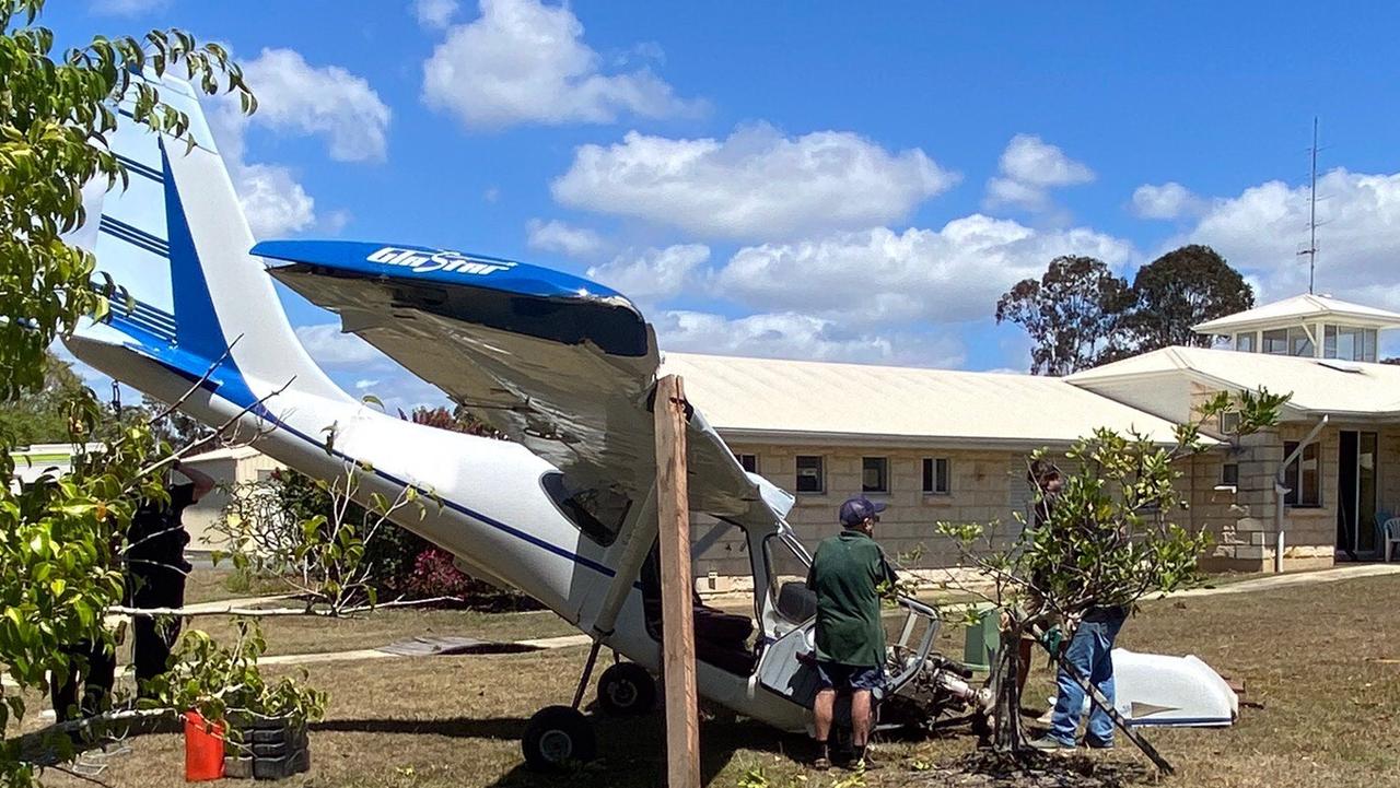 A woman was flown to hospital after a light plane crash at Cootharaba on Sunday morning, November 12. Picture: Supplied