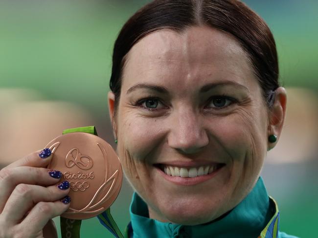 Anna Meares was delighted to grab the bronze in the keirin.