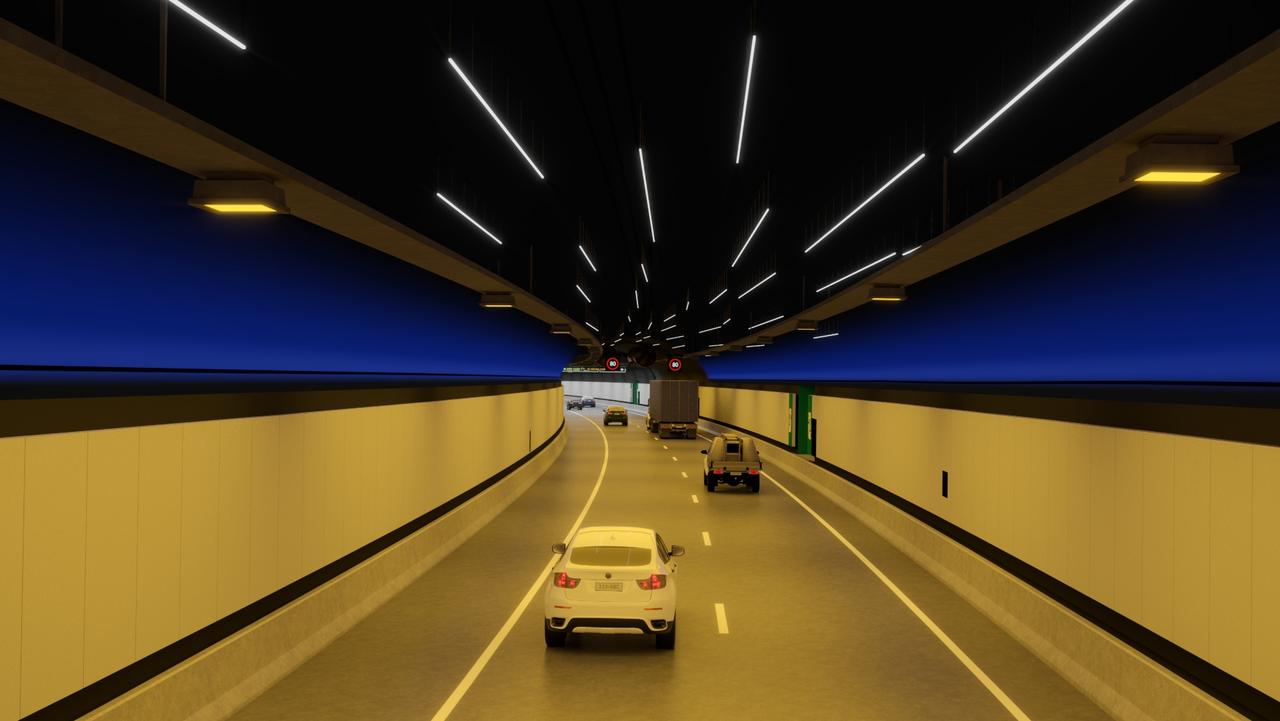 NorthConnex tunnel: Light display designs to keep drivers alert | The ...