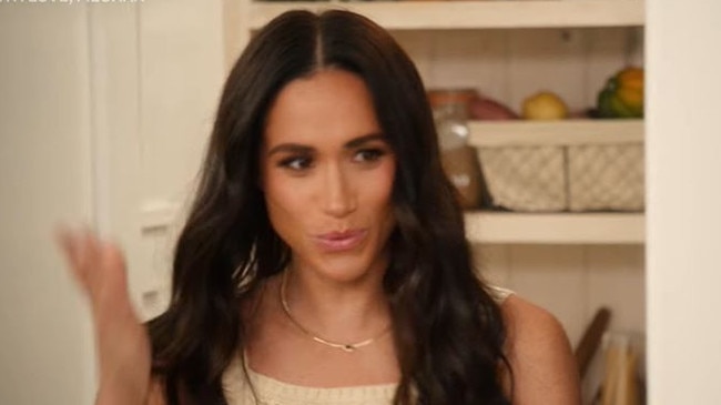 Meghan Markle's new Netflix series. Meghan Markle has used her sudden arrival back on social media to plug her new cooking show and says it’s about “connecting with new friends” and she “has to get it wrong to get it right”., The Duchess of Sussex shared the official trailer of the eight-part Netflix series on her newly-active social media account called ‘Meghan’, which she first shared her first post on during New Year’s Day.,