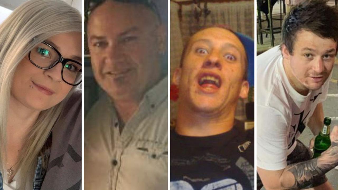 The four North-West Tasmanians found guilty by a jury of killing South Burnie’s Bobby Medcraft, 23. Pictures: Facebook