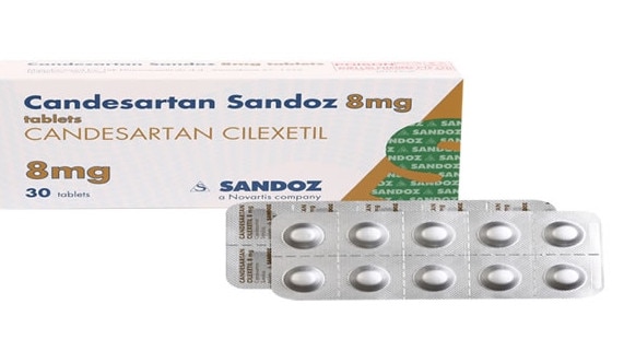 The price change of Candesartan-Sandoz-8mg can be explained.