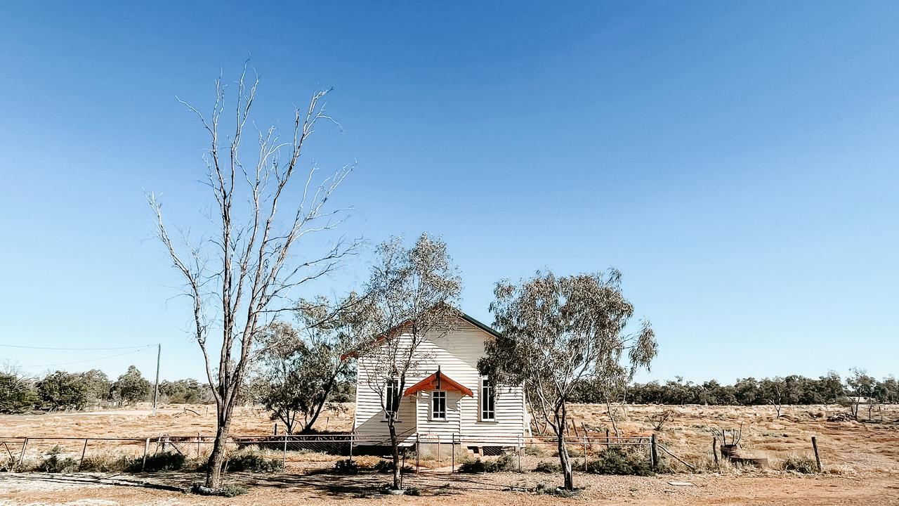 Church in outback Queensland. Picture: James Hall