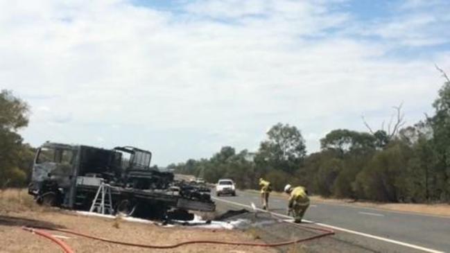 Mystery Warrego Hwy truck fire under investigation 