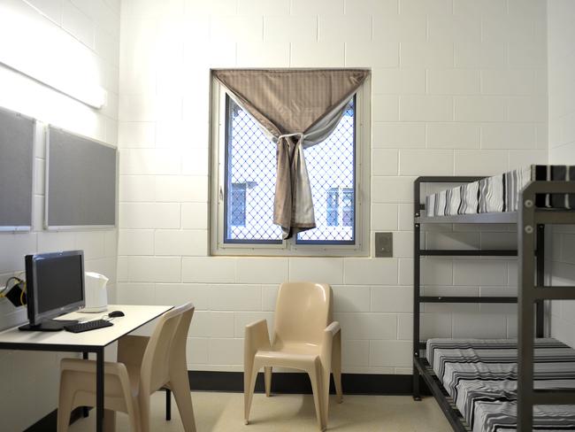 Rooms in the low-security section of the Darwin Correctional Precinct. Picture: Justin Sanson