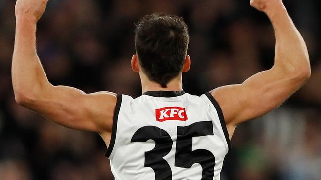 The 202 AFL Rising Star, Nick Daicos of the Magpies. Picture: Getty Images