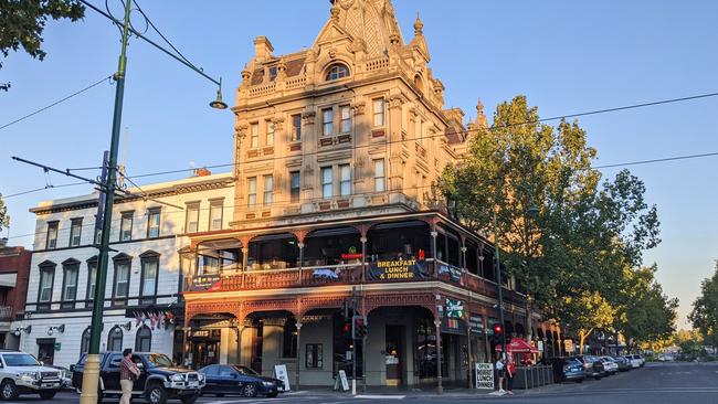 The Hotel Shamrock, Pall Mall, Bendigo. Picture: Zizi Averill