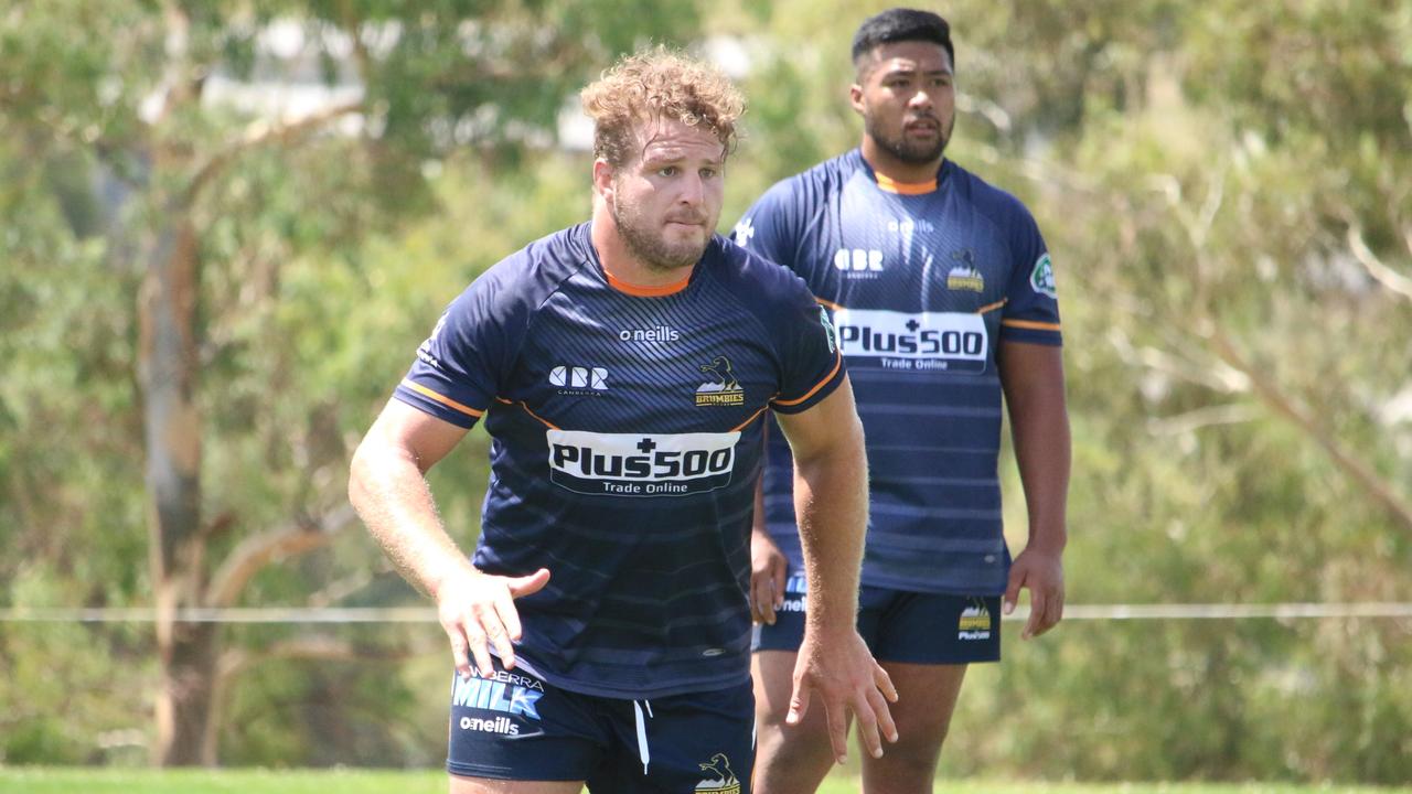 James Slipper at Brumbies training.