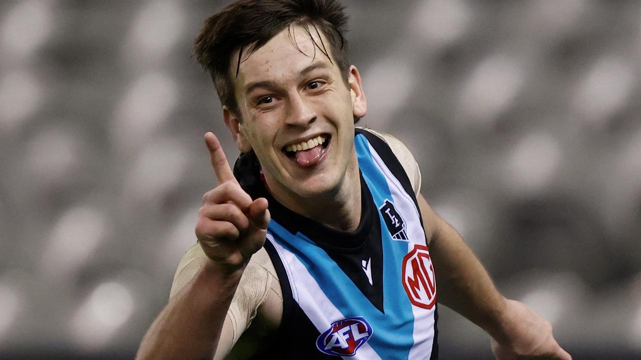 Port Adelaide fans will be banking on seeing more of Zak Butters in the middle.